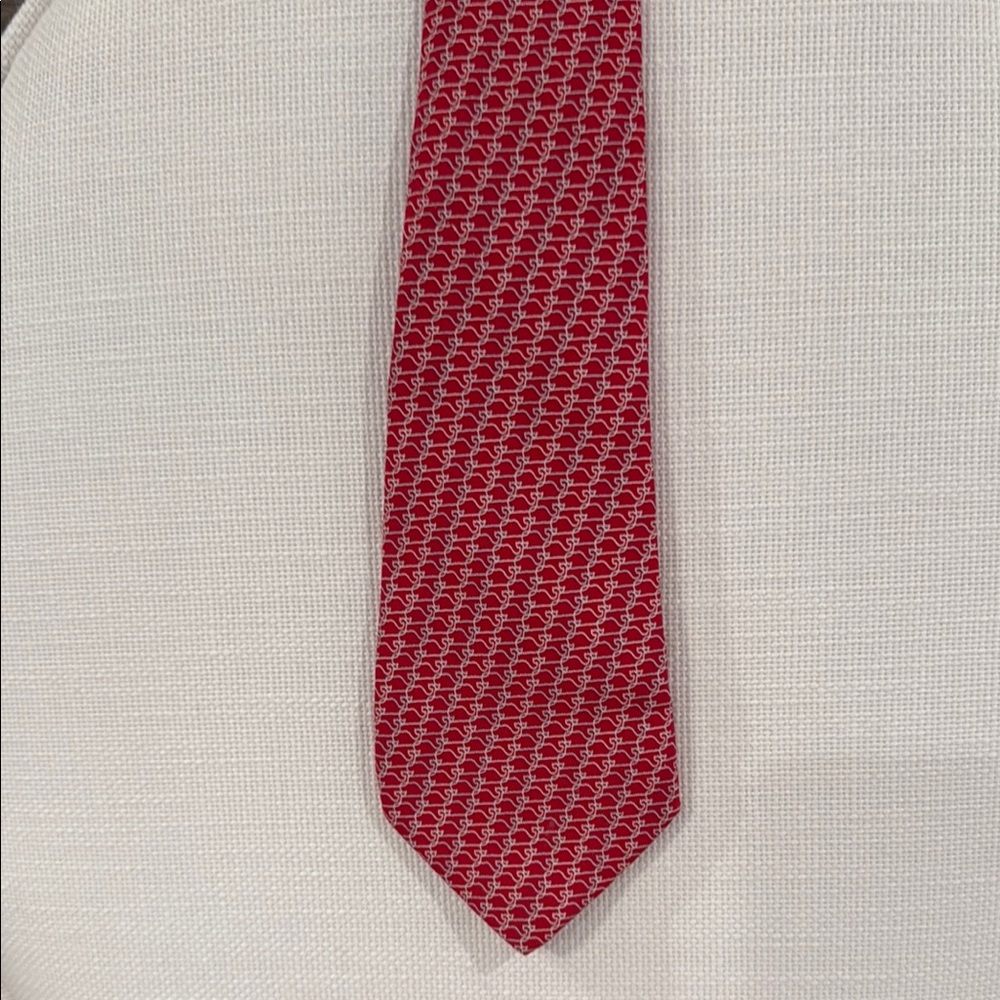 Vineyard Vines Red Patterned Tie